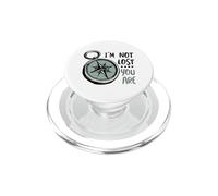 Divertente escursionismo humor I'm not lost you are PopSockets PopGrip per MagSafe