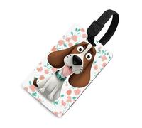 Divertente etichetta per bagagli con nome ID Card in pelle impermeabile etichette per valigie accessori da viaggio per adulti donne uomini