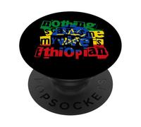 Divertente Etiopia Niente mi spaventa Mia moglie è etiope PopSockets PopGrip Adesivo
