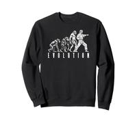 Divertente evoluzione di arti marziali Jiu Jitsu Karate Judo Budo Gi Felpa