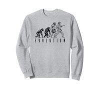 Divertente evoluzione di arti marziali Jiu Jitsu Karate Judo Budo Gi Felpa