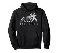 Divertente evoluzione di arti marziali Jiu Jitsu Karate Judo Budo Gi Felpa con Cappuccio