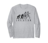 Divertente evoluzione di arti marziali Jiu Jitsu Karate Judo Budo Gi Maglia a Manica