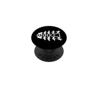 Divertente evoluzione umana Speed Run Sarcastico PopSockets PopGrip Adesivo