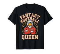 Divertente Fantasia Calcio Regina Oca Gioco Leggenda Mamma Draft Maglietta