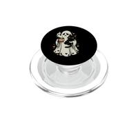 Divertente fantasma che tiene il gatto con meh tazza dicendo PopSockets PopGrip per MagSafe