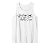 Divertente Fantasma Costume Palestra Educazione Fisica Insegnante PE Coach Canotta