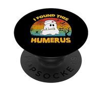 Divertente fantasma infermiera Retro Halloween infermiera Ho trovato questo omero PopSockets PopGrip Adesivo