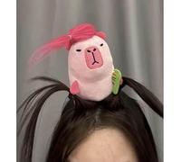 Divertente fascia per capelli Capybara, comoda, morbida e morbida, accessorio unico per capelli, per donne e ragazze (B)