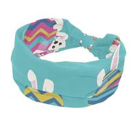 Divertente fascia per capelli da donna con coniglietto pasquale collezione uova, fascia elastica per capelli antiscivolo, fascia per capelli per allenamento del sudore, accessori per capelli alla moda