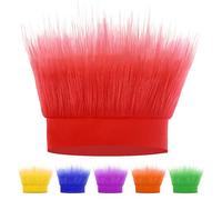 Divertente fascia per capelli da Troll, accessorio per capelli per cosplay, per bambini, in nylon, circonferenza 53,3 cm, 60 g, leggero, comodo copricapo per donne, uomini, adolescenti, tifo