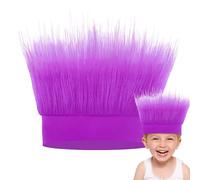 Divertente fascia per capelli da Troll, accessorio per capelli per cosplay, per bambini, in nylon, circonferenza 53,3 cm, 60 g, leggero, comodo copricapo per donne, uomini, adolescenti, tifo