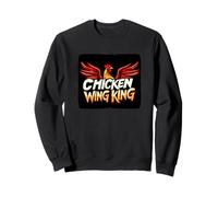 Divertente fast food con questo costume da re ala di pollo Felpa