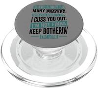 Divertente Fede cristiana Tante preghiere prima di sgridarti PopSockets PopGrip per MagSafe