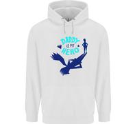 Divertente Felice Giorno Del Papà Papà È Il Mio Supereroe Felpa Per Bambini