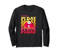 Divertente Felice PI Day con Pie Art Maglia a Manica
