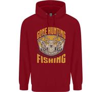 Divertente Felpa Per Bambini Cacciatore Che Va A Caccia E Poi A Pesca