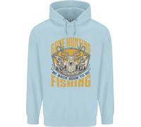 Divertente Felpa Per Bambini Cacciatore Che Va A Caccia E Poi A Pesca