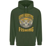 Divertente Felpa Per Bambini Cacciatore Che Va A Caccia E Poi A Pesca