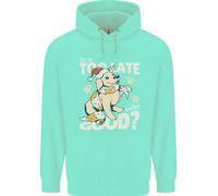 Divertente Felpa Per Bambini Con Cane Di Natale Troppo Tardi Per Essere Buoni