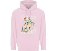 Divertente Felpa Per Bambini Con Cane Di Natale Troppo Tardi Per Essere Buoni