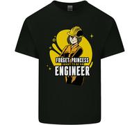 Divertente Femminile Engineer Forget Princess Uomo Cotone T-Shirt