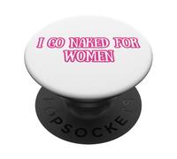 Divertente Femminista Gen Z I Vestito Per Gli Uomini Vado Nudo Per Le Donne PopSockets PopGrip Adesivo