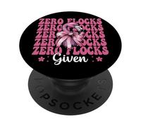 Divertente fenicottero ragazza mamma rosa coquette arco zero stormi dati PopSockets PopGrip Adesivo