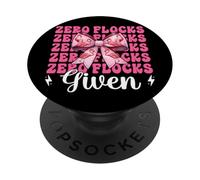 Divertente fenicottero ragazza mamma rosa coquette arco zero stormi dati PopSockets PopGrip Adesivo