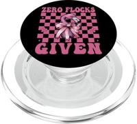 Divertente fenicottero ragazza mamma rosa coquette arco zero stormi dati PopSockets PopGrip per MagSafe