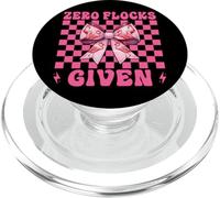 Divertente fenicottero ragazza mamma rosa coquette arco zero stormi dati PopSockets PopGrip per MagSafe