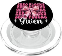 Divertente fenicottero ragazza mamma rosa coquette arco zero stormi dati PopSockets PopGrip per MagSafe