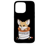 Divertente Fennec Fox Anti Depressivo Zoo Animali Ragazzi Ragazze Custodia per iPhone 15 Pro Max