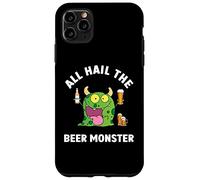 Divertente festa del papà Bere Tutto Hail The Beer Monster Custodia per iPhone 11 Pro Max