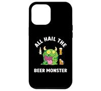 Divertente festa del papà Bere Tutto Hail The Beer Monster Custodia per iPhone 12 Pro Max