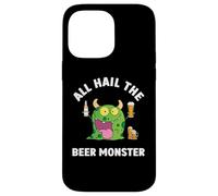 Divertente festa del papà Bere Tutto Hail The Beer Monster Custodia per iPhone 14 Pro Max