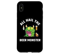 Divertente festa del papà Bere Tutto Hail The Beer Monster Custodia per iPhone XS Max