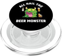 Divertente festa del papà Bere Tutto Hail The Beer Monster PopSockets PopGrip per MagSafe