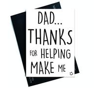 Divertente festa del papà divertente di compleanno per Dad humour Rude novità maturo biglietti di Natale Cards grezzo laughter Dad biglietti di auguri PC322