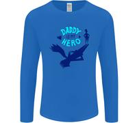 Divertente Festa Del Papà È il Mio Supereroe Uomo Maniche