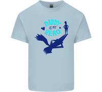 Divertente Festa Del Papà Is My Supereroe T-Shirt Ragazzi Ragazze