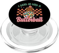 Divertente festa del Ringraziamento Turchia Disco Ball Retro Butterball PopSockets PopGrip per MagSafe