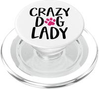 Divertente festa della mamma cane pazzo signora carino donne mamma PopSockets PopGrip per MagSafe