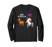 Divertente Festa per Il 40° Compleanno Maglia a Manica