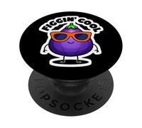 Divertente Fico Frutta Figgin' Cool Occhiali Da Sole Foodie Fig Lovers PopSockets PopGrip Adesivo