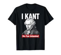 Divertente Filosofia Immanuel Kant Meme Filosofo Gioco di Parole Maglietta