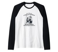 Divertente filosofo dell'orso, introverso, ovviamente parlo a me stesso Maglia con Maniche Raglan