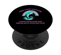 Divertente fin da giovane con cui sapevo che qualcosa non va PopSockets PopGrip Adesivo