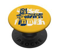 Divertente Finlandia Niente mi spaventa Mia moglie è finlandese PopSockets PopGrip Adesivo