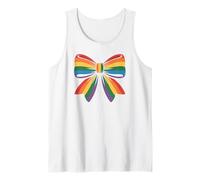 Divertente Fiocco Arcobaleno colorato, LGBTQ Pride Canotta